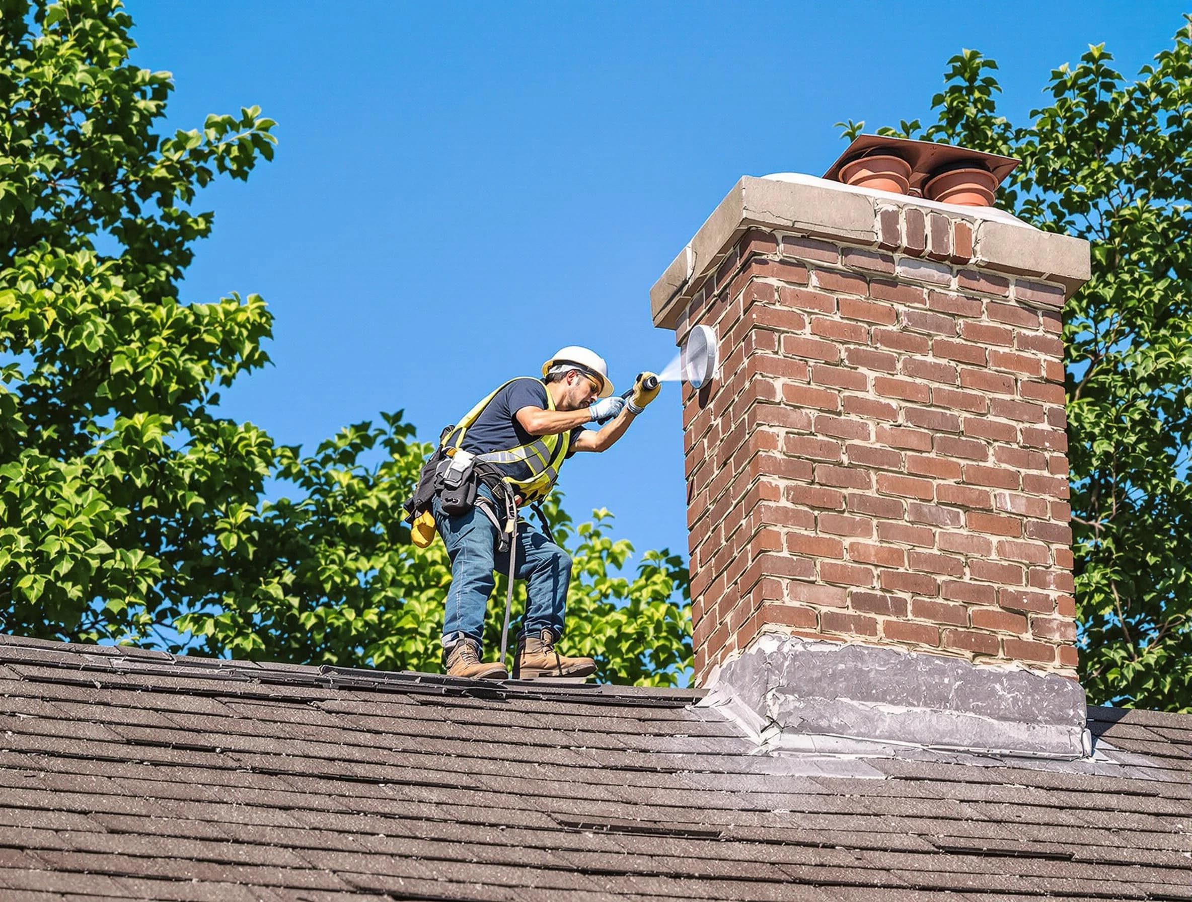 Murray Chimney Sweep performing an inspection with advanced tools in Murray, UT