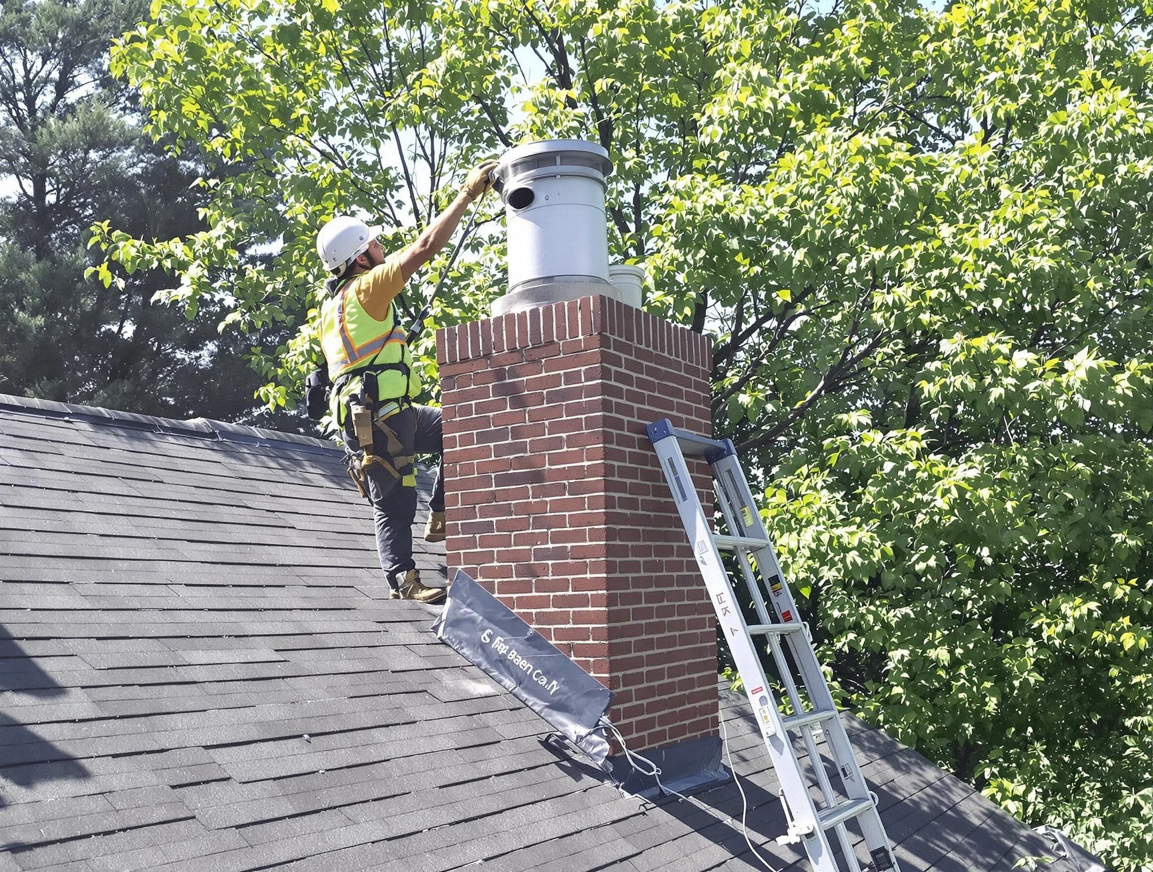 Chimney liner inspection by Murray Chimney Sweep in Murray, UT