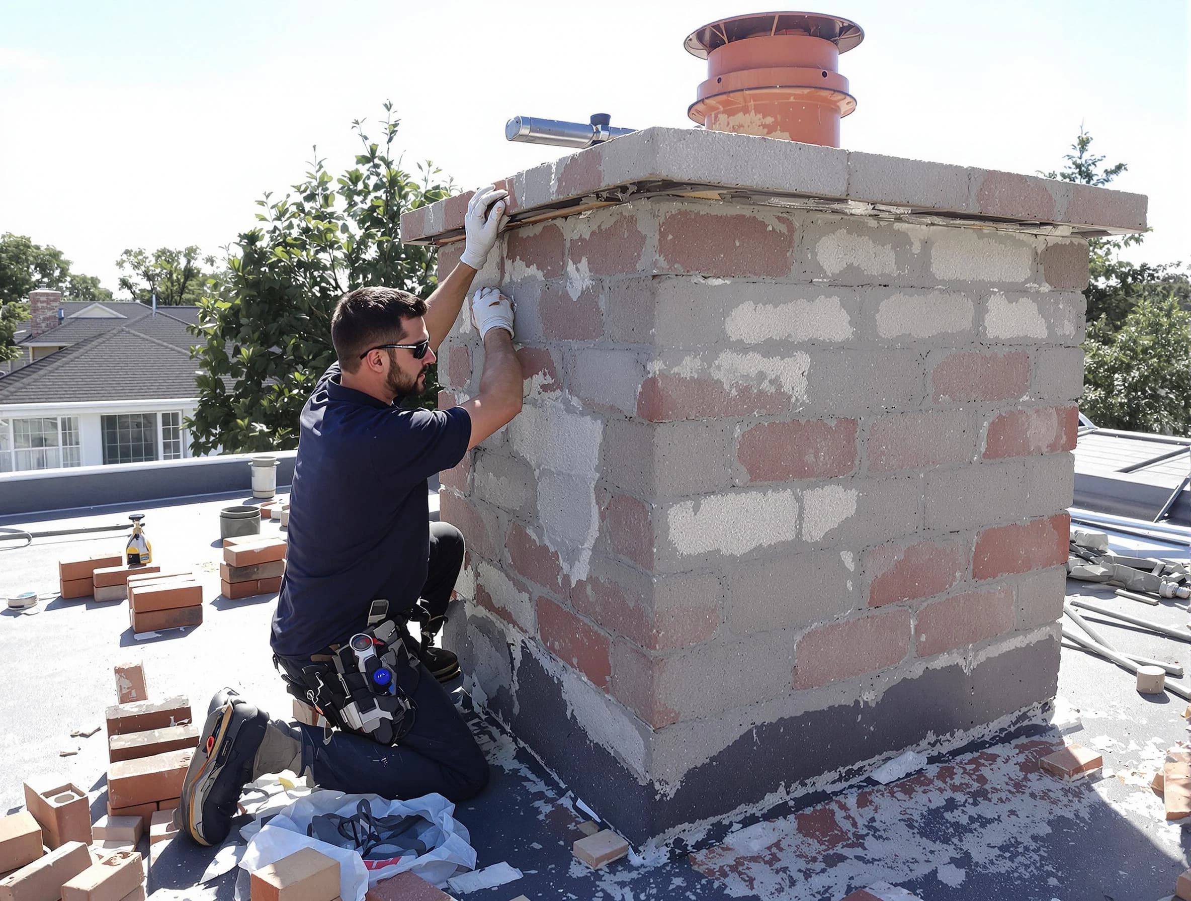 Advanced chimney repair process by Murray Chimney Sweep in Murray, UT
