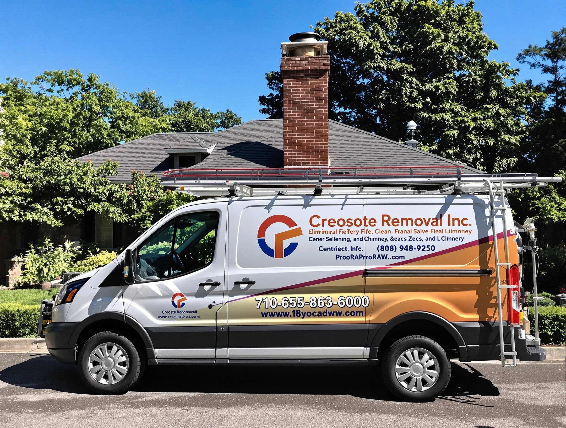 Murray Chimney Sweep technician removing creosote safely in Murray, UT