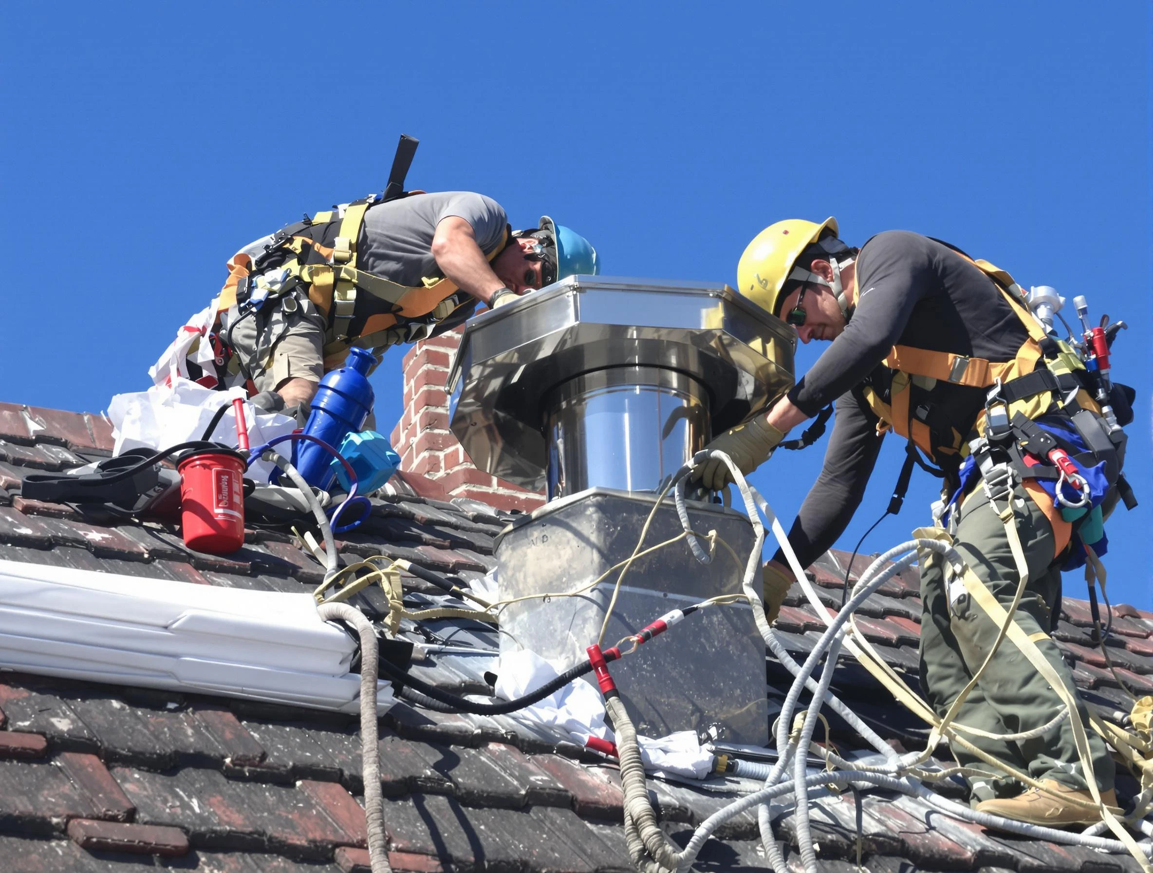 Protective chimney cap installed by Murray Chimney Sweep in Murray, UT